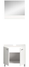 Badezimmer-Set >Boston< in Weiß - 57x186x33cm (BxHxT)