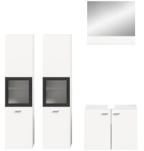 Badezimmer-Set >Boston< in Weiß - 137x186x33cm (BxHxT)