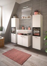 Badezimmer-Set >Boston< in Weiß - 137x186x33cm (BxHxT)