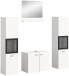 Badezimmer-Set >Boston< in Weiß - 137x186x33cm (BxHxT)