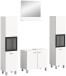 Badezimmer-Set >Boston< in Weiß - 137x186x33cm (BxHxT)