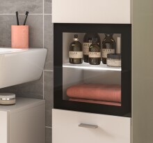 Badezimmer-Set >Boston< in Weiß - 102x186x33cm (BxHxT)