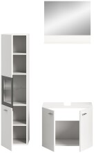 Badezimmer-Set >Boston< in Weiß - 102x186x33cm (BxHxT)