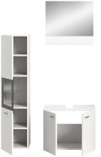 Badezimmer-Set >Boston< in Weiß - 102x186x33cm (BxHxT)