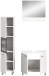 Badezimmer-Set >Boston< in Weiß - 102x186x33cm (BxHxT)