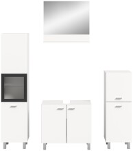 Badezimmer-Set >Boston< in Weiß - 137x186x33cm (BxHxT)