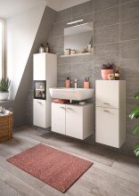 Badezimmer-Set >Boston< in Weiß - 137x186x33cm (BxHxT)