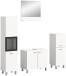 Badezimmer-Set >Boston< in Weiß - 137x186x33cm (BxHxT)