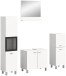 Badezimmer-Set >Boston< in Weiß - 137x186x33cm (BxHxT)