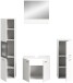 Badezimmer-Set >Boston< in Weiß - 137x186x33cm (BxHxT)
