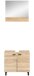 Waschbeckenunterschrank >Boston< in Eiche Sonoma - 57x44x33cm (BxHxT)
