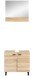 Waschbeckenunterschrank >Boston< in Eiche Sonoma - 57x44x33cm (BxHxT)