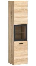 Hochschrank >Boston< in Eiche Sonoma - 30x125x29cm...