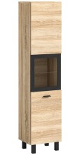 Hochschrank >Boston< in Eiche Sonoma - 30x125x29cm (BxHxT)
