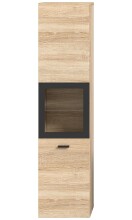 Hochschrank >Boston< in Eiche Sonoma - 30x125x29cm (BxHxT)