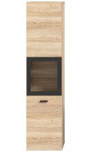 Hochschrank >Boston< in Eiche Sonoma - 30x125x29cm (BxHxT)
