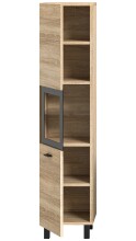 Hochschrank >Boston< in Eiche Sonoma - 30x125x29cm (BxHxT)