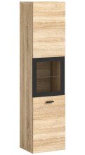 Hochschrank >Boston< in Eiche Sonoma - 30x125x29cm...