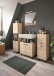 Hochschrank >Boston< in Eiche Sonoma - 30x125x29cm (BxHxT)