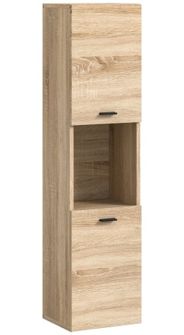 Hochschrank >Boston< in Eiche Sonoma - 30x125x29cm (BxHxT)