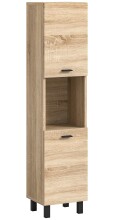 Hochschrank >Boston< in Eiche Sonoma - 30x125x29cm (BxHxT)