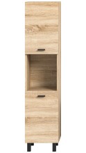 Hochschrank >Boston< in Eiche Sonoma - 30x125x29cm (BxHxT)