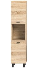 Hochschrank >Boston< in Eiche Sonoma - 30x125x29cm (BxHxT)