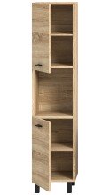 Hochschrank >Boston< in Eiche Sonoma - 30x125x29cm (BxHxT)