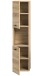 Hochschrank >Boston< in Eiche Sonoma - 30x125x29cm (BxHxT)