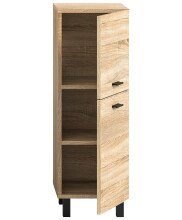 Hochschrank >Boston< in Eiche Sonoma - 30x80x29cm (BxHxT)