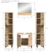 Badezimmer-Set >Boston< in Eiche Sonoma - 137x186x33cm (BxHxT)