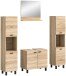 Badezimmer-Set >Boston< in Eiche Sonoma - 137x186x33cm (BxHxT)