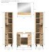 Badezimmer-Set >Boston< in Eiche Sonoma - 137x186x33cm (BxHxT)