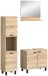 Badezimmer-Set >Boston< in Eiche Sonoma - 102x186x33cm (BxHxT)