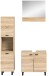 Badezimmer-Set >Boston< in Eiche Sonoma - 102x186x33cm (BxHxT)