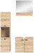 Badezimmer-Set >Boston< in Eiche Sonoma - 102x186x33cm (BxHxT)