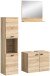Badezimmer-Set >Boston< in Eiche Sonoma - 102x186x33cm (BxHxT)