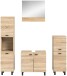 Badezimmer-Set >Boston< in Eiche Sonoma - 137x186x33cm (BxHxT)