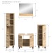 Badezimmer-Set >Boston< in Eiche Sonoma - 137x186x33cm (BxHxT)