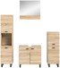 Badezimmer-Set >Boston< in Eiche Sonoma - 137x186x33cm (BxHxT)