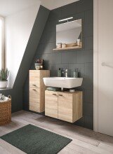 Badezimmer-Set >Boston< in Eiche Sonoma - 102x186x33cm (BxHxT)