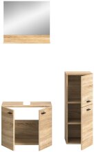 Badezimmer-Set >Boston< in Eiche Sonoma - 102x186x33cm (BxHxT)