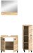 Badezimmer-Set >Boston< in Eiche Sonoma - 102x186x33cm (BxHxT)