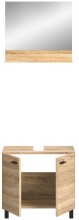 Badezimmer-Set >Boston< in Eiche Sonoma - 57x186x33cm (BxHxT)