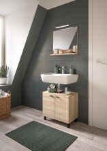 Badezimmer-Set >Boston< in Eiche Sonoma - 57x186x33cm (BxHxT)