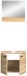 Badezimmer-Set >Boston< in Eiche Sonoma - 57x186x33cm (BxHxT)