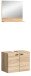 Badezimmer-Set >Boston< in Eiche Sonoma - 57x186x33cm (BxHxT)