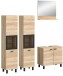 Badezimmer-Set >Boston< in Eiche Sonoma - 137x186x33cm (BxHxT)