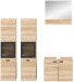 Badezimmer-Set >Boston< in Eiche Sonoma - 137x186x33cm (BxHxT)