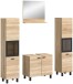Badezimmer-Set >Boston< in Eiche Sonoma - 137x186x33cm (BxHxT)